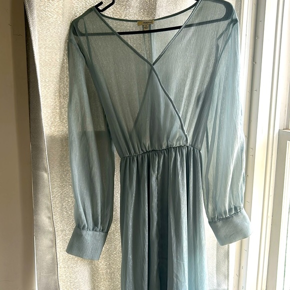 Haani Dresses & Skirts - Light aqua blue shimmery Haani dress